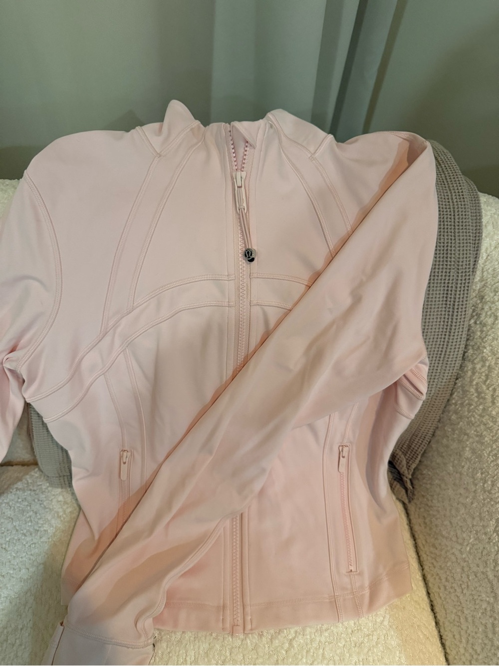 lululemon athletica Soft Pink Full-Zip Jacket